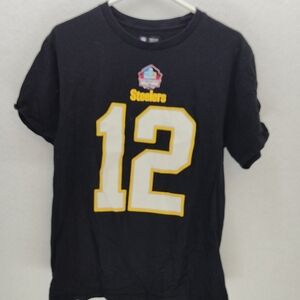 NFL Steelers Black and Gold Short Sleeve Tee C